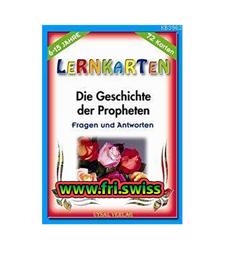 Die Geschichte der Propheten Lernkarten Die Geschichte der Propheten - Fragen und Antworten - Figura 1