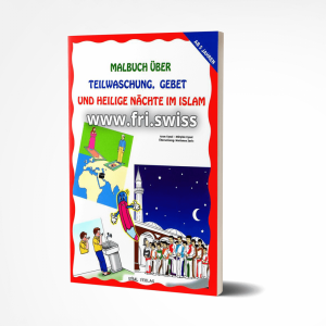 Malbuch über Teilwaschung, Gebet und heilige Nächte im Islam